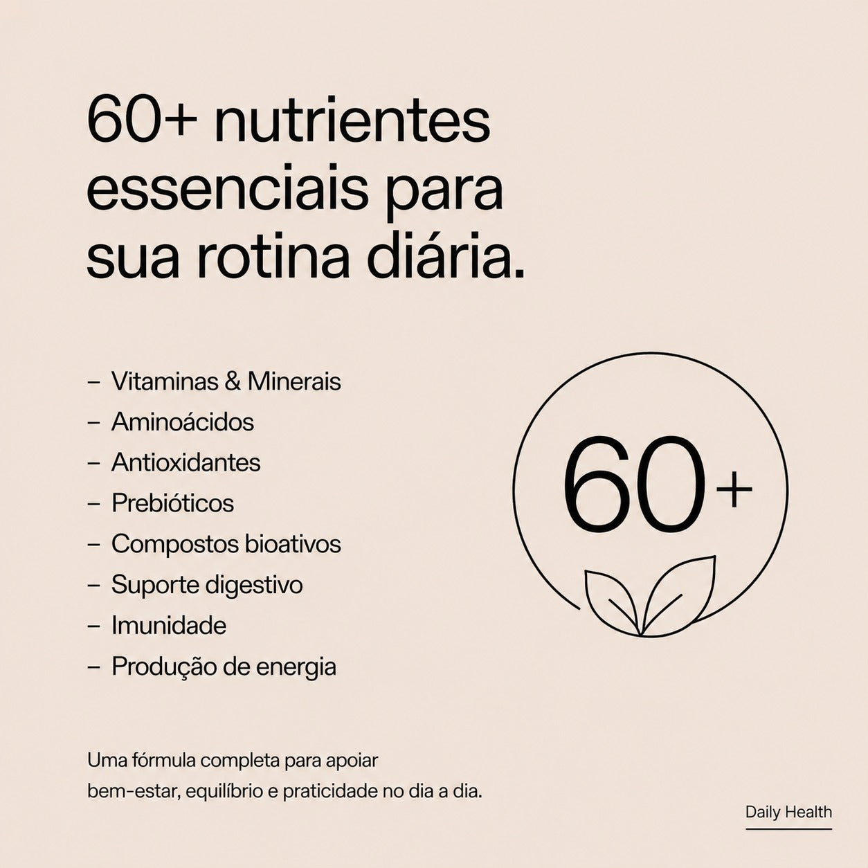 Cuidar da saúde todo dia ficou simples.
