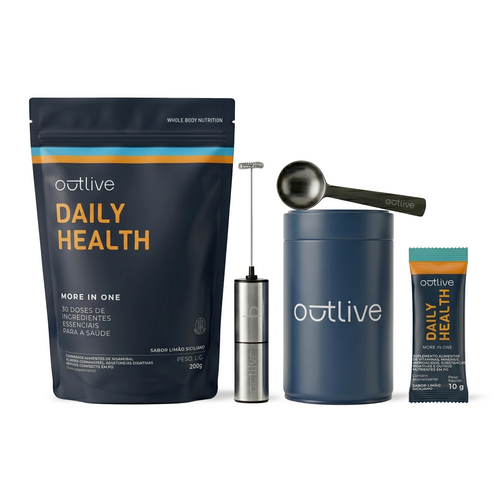 Comece sua rotina com o Daily Health e receba seu Welcome Kit.